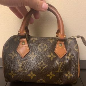 AUTH Louis Vuitton Bag Mini HL Speedy Monogram
